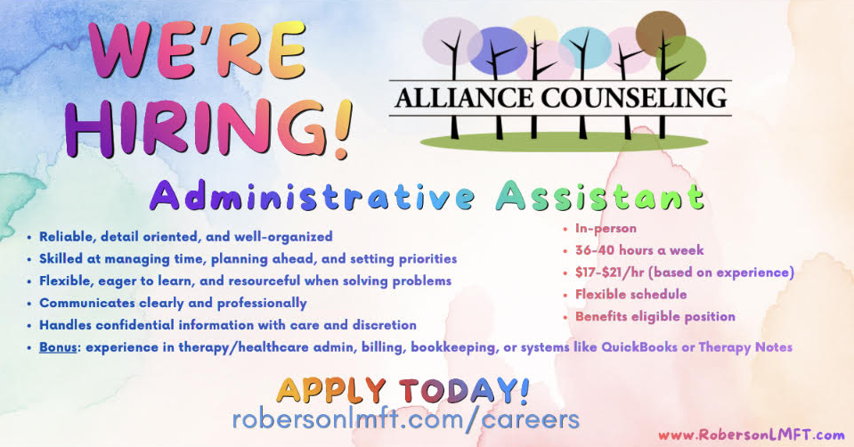 Administrative Assistant job opening